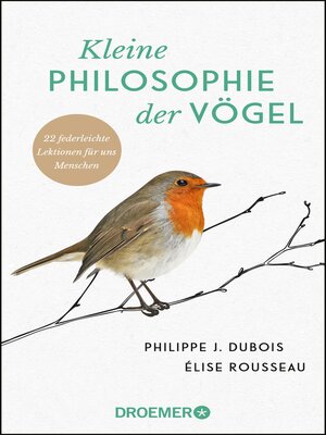 cover image of Kleine Philosophie der Vögel